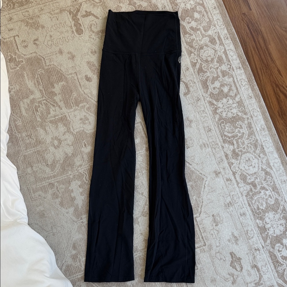 FP Movement by Free People Foldover Bootcut Black Leggings